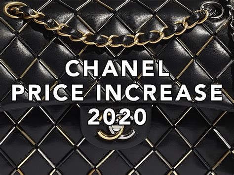 chanel price increase 2020 us|average chanel bag price.